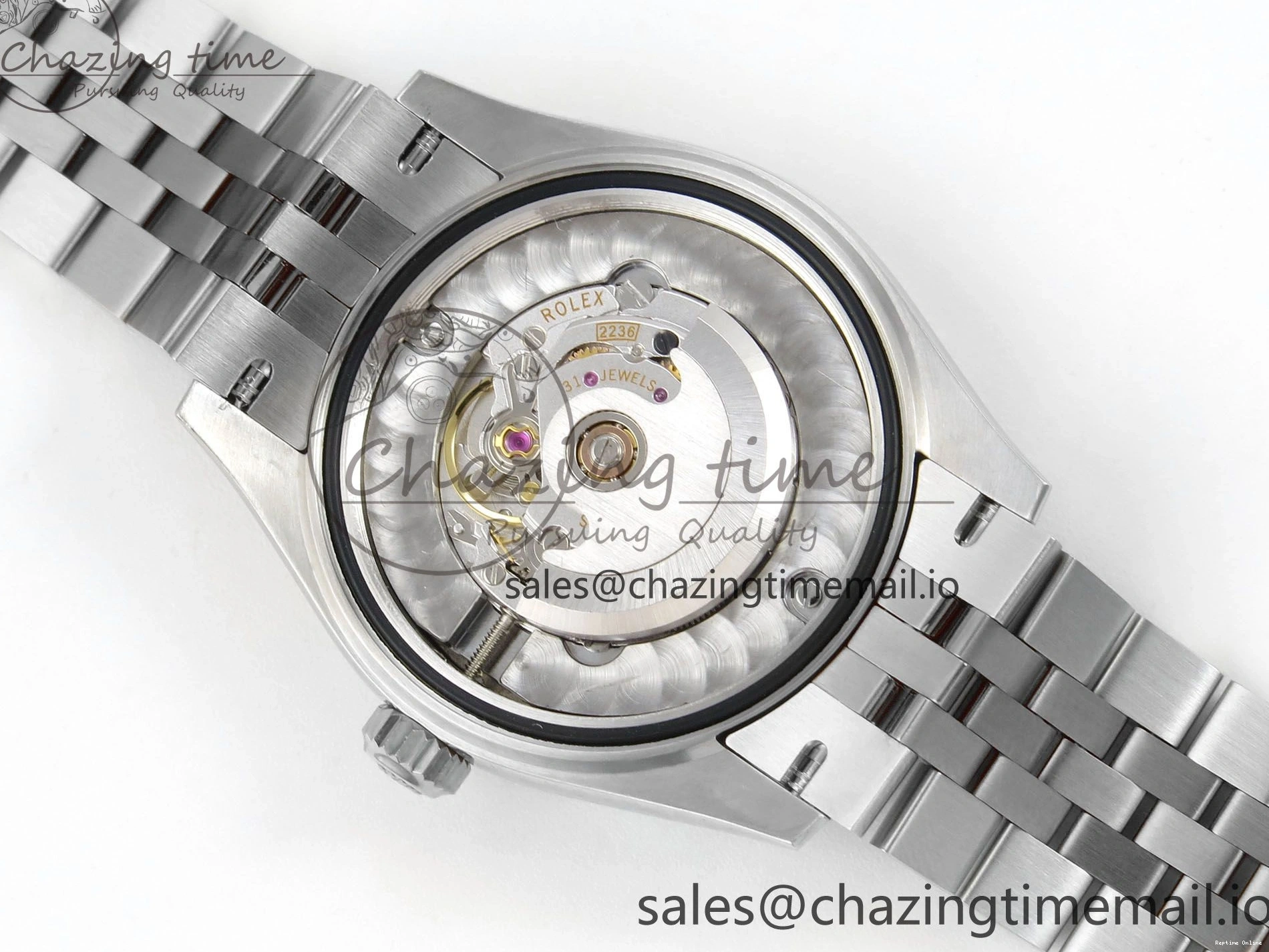 0228 Popular DateJust 31 278274 THBF 1:1 Best Edition 904L Steel Gray Diamond Dial on SS Jubilee Bracelet HZ Cal. 5